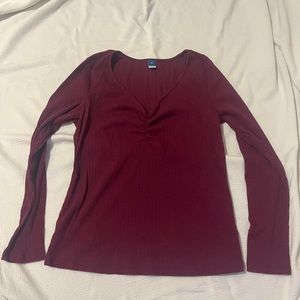 red long sleeve